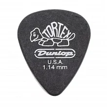 Dunlop 488R114 Tortex Pitch Black Standard медиаторы, 1,14 мм