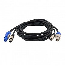 STAGE4 LightLink DUO P5 комбинированный кабель DMX/PowerCON, 5 м