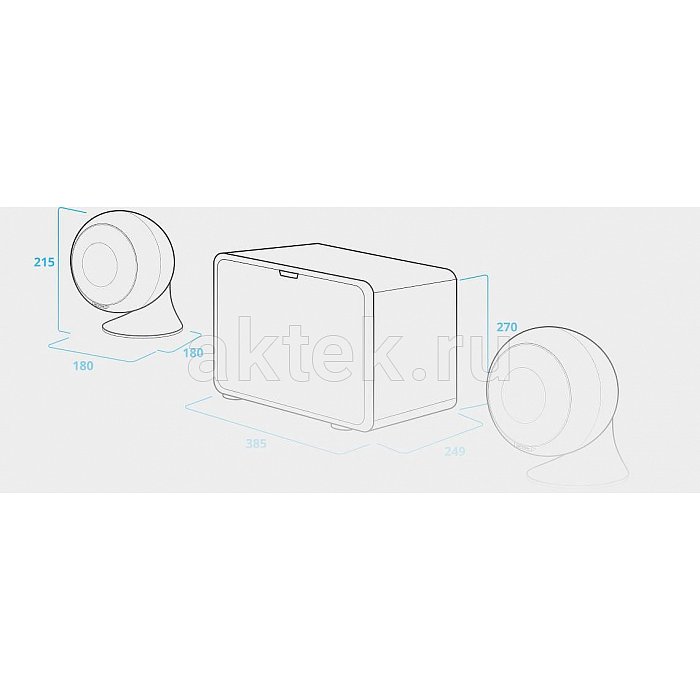 Домашнее профессиональное караоке EVOBOX PLUS с годовым обновлением + Sphere 2.1 Black 5