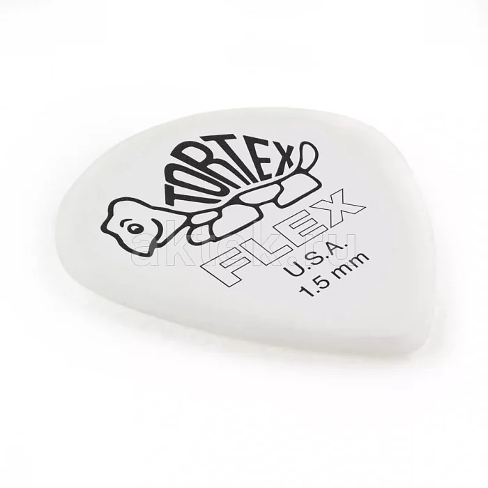 Dunlop 466P150 Tortex Flex Jazz III медиаторы, 1,5 мм 2