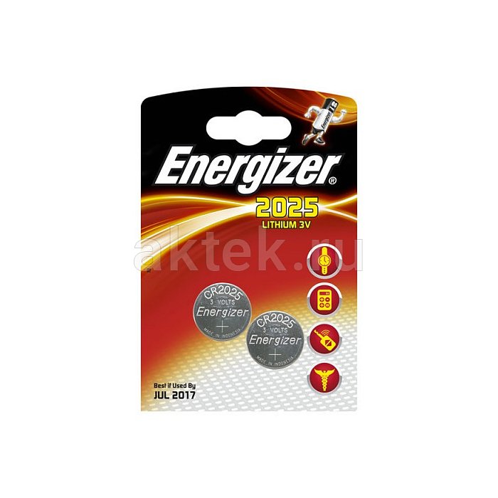 Батарейка таблетка Energizer CR2025 1шт. 2