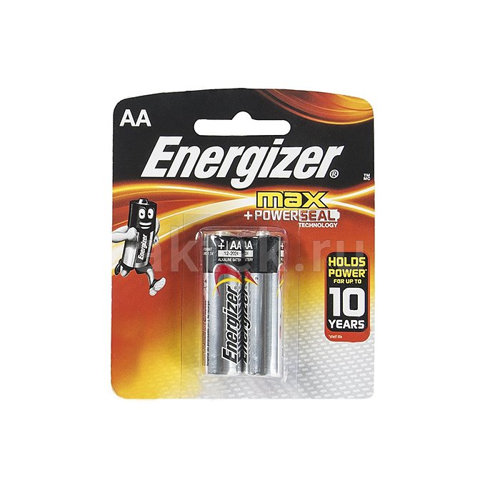Батарейка АА Energizer MAX+Power Seal LR6 2