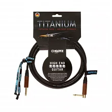 Klotz TIW0600PR гитарный кабель Jack прямой–угловой, 6 м, позолота