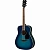 Yamaha FG820 SB акустическая гитара, синий, корпус из красного дерева