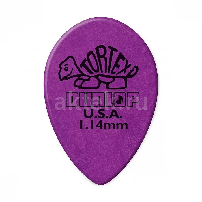 Dunlop 423R114 Tortex Small Teardrop 36Pack медиаторы, 1,14 мм