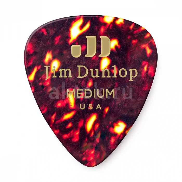 Dunlop 483P05MD Celluloid Shell Medium 12Pack медиаторы, целлулоид, 12 шт