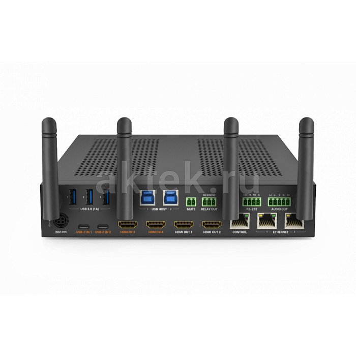 Wyrestorm SW-640L-TX-W передатчик-коммутатор 4×2 USB-C 4K60 PD60Вт