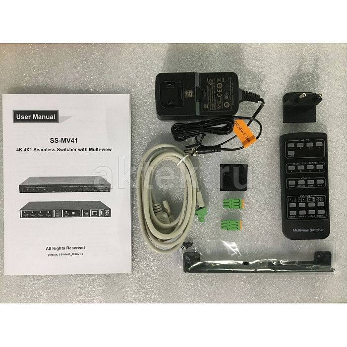 Digis SS-MV41 HDMI-мультивьюер 4×1 4K30 с бесподрывным переключением 3