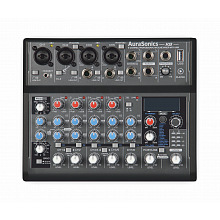 AuraSonics K8 компактный микшерный пульт 2 мик.+2 мик.моно/линейных 3