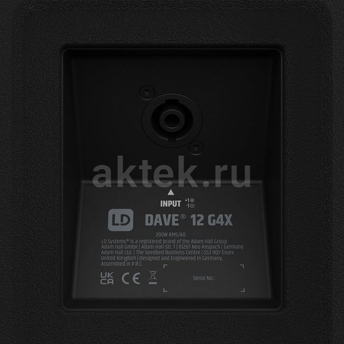LD Systems DAVE 12 G4X активная PA-система 2.1 12″/730Вт 9