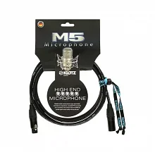 Klotz M5FM03 M5 микрофонный кабель XLR, 3 м, спиральный экран