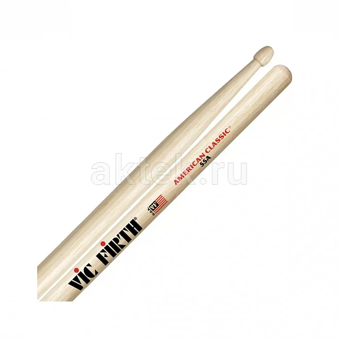 Vic Firth 55A барабанные палочки, орех 2