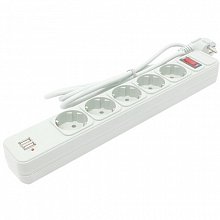Сетевой фильтр Exegate SP-5-USB-1.8 белый