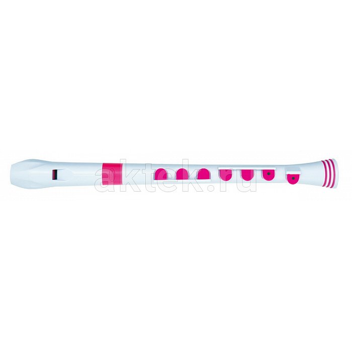 Блок-флейта NUVO Recorder+ White/Pink with hard case 2