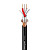 ROXTONE DMX001/1 кабель DMX 512, 1 м, 2×0,22 мм²