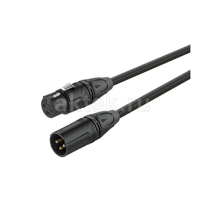 ROXTONE GMXX200/3 микрофонный кабель XLR–XLR, 3 м, 2×0,3 мм² 2