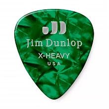 Dunlop 483P12XH Celluloid Green Pearloid Extra медиаторы, целлулоид, extra heavy