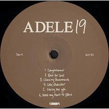 Виниловая пластинка ADELE - 19 180 GRAM BLACK VINYL 12" 3