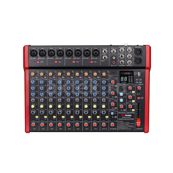 VOLTA INTRO 81 ULTRA аналоговый микшерный пульт, Bluetooth, XLR, USB