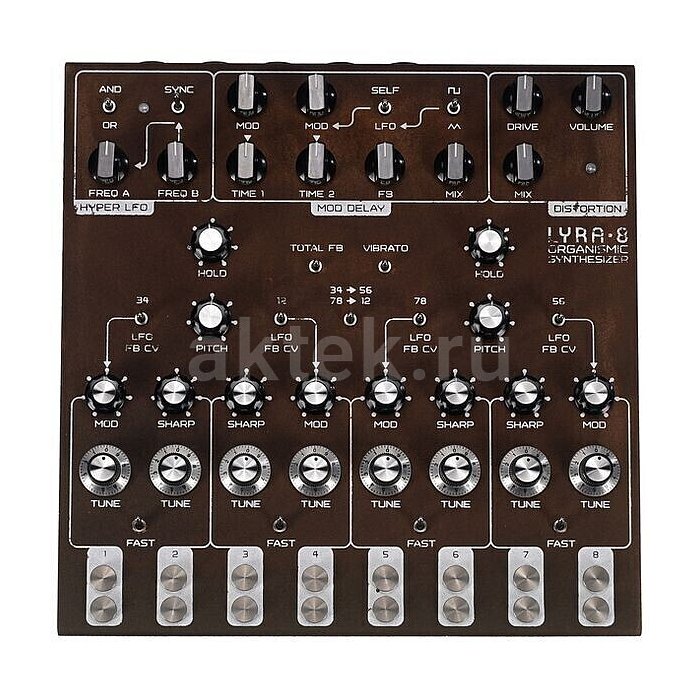 Синтезатор Soma Lyra-8 Rust 2