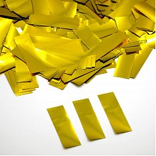 Металлизированное конфетти 17x55мм золото 1кг