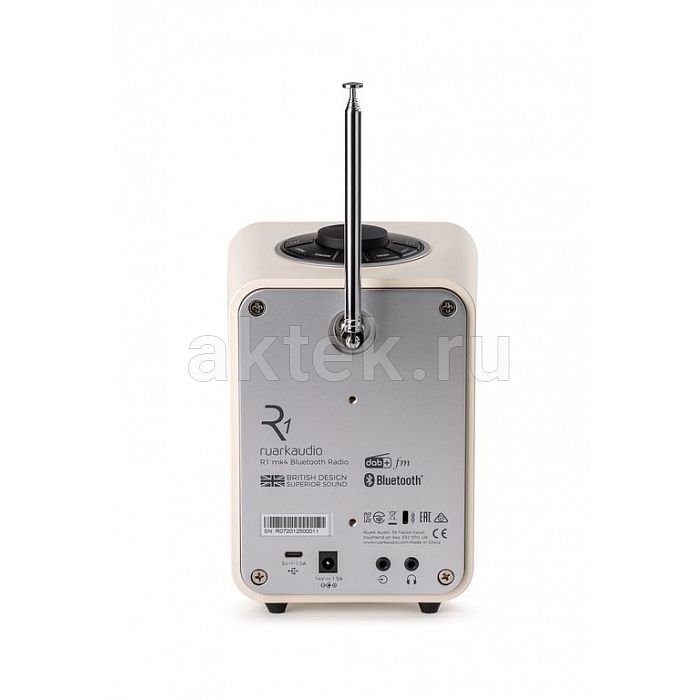 Ruark Audio R1 MK4 Light Cream компактное Bluetooth-радио 75мм/9Вт 3