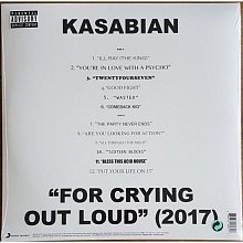 Виниловая пластинка KASABIAN - FOR CRYING OUT LOUD 180 GRAM BLACK VINYL 12" + CD 2