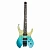 Mooer MHL100 Blue Burst безголовая электрогитара, два хамбакера, 24 лада