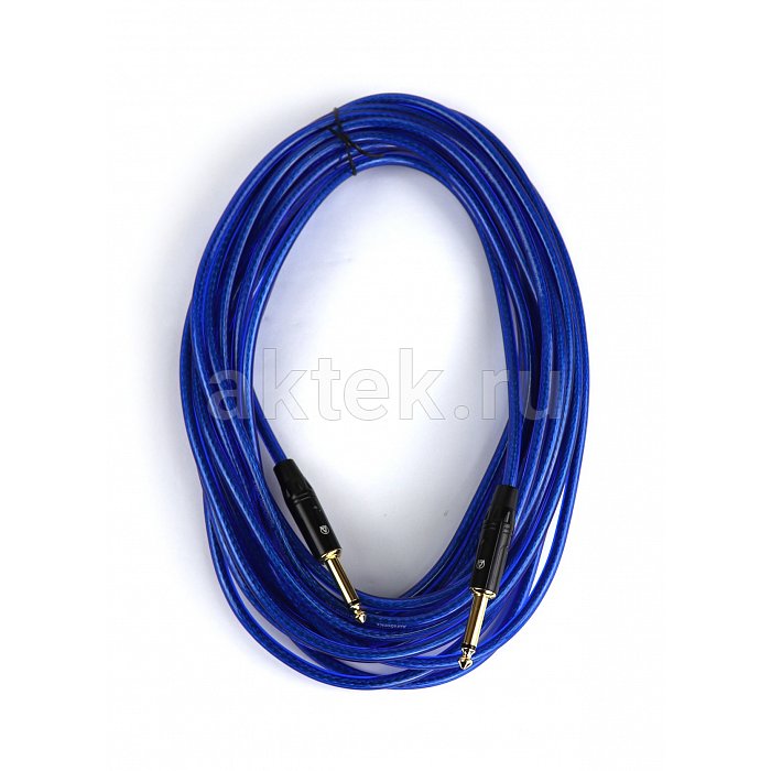 AuraSonics J63J63-10TBU гитарный кабель Jack TS 6,3 мм - Jack TS 6,3 мм 2