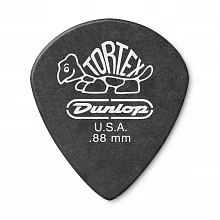 Dunlop 482R088 Tortex Pitch Black Jazz медиаторы, 0,88 мм