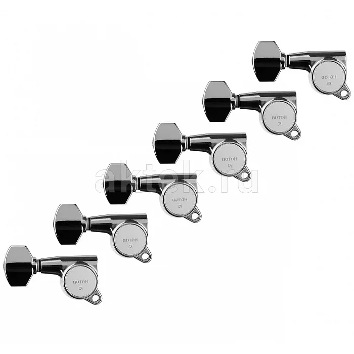 Gotoh SG381-07-C-(R6) реверсные гитарные колки, 6 справа, Schaller