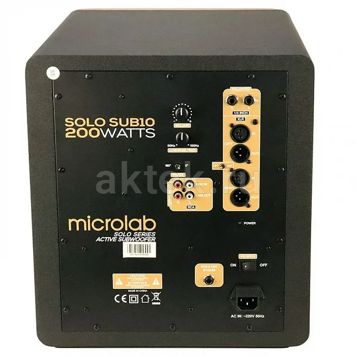 Сабвуфер Microlab SOLO SUB10 4