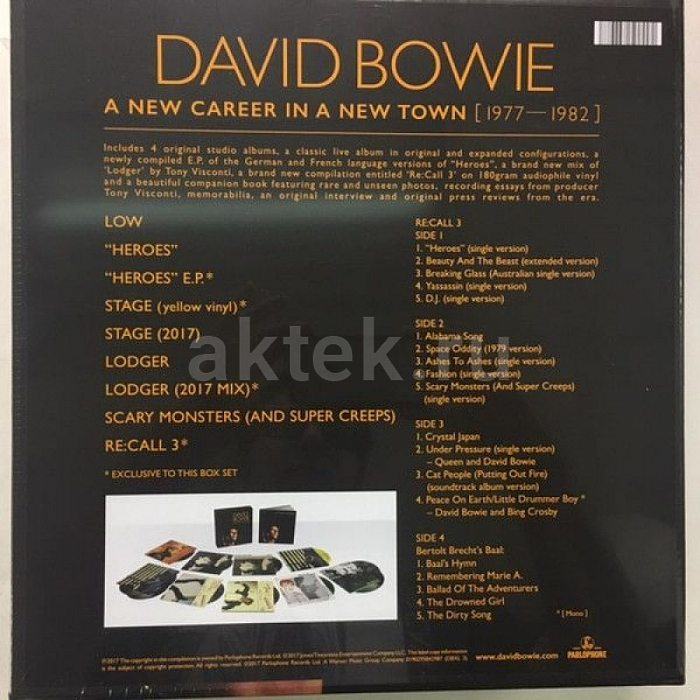 Виниловая пластинка DAVID BOWIE - LODGER 180 GRAM BLACK VINYL 12" 2