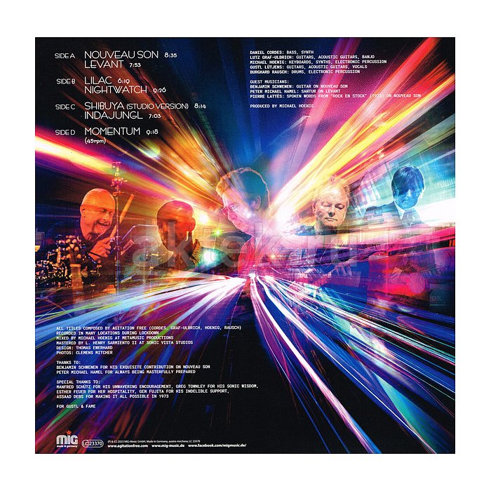 Виниловая пластинка AGITATION FREE - MOMENTUM 180 GRAM BLACK VINYL 12" 2