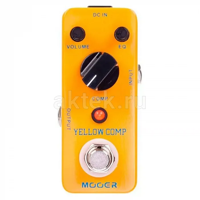 Mooer Yellow Comp педаль оптического компрессора