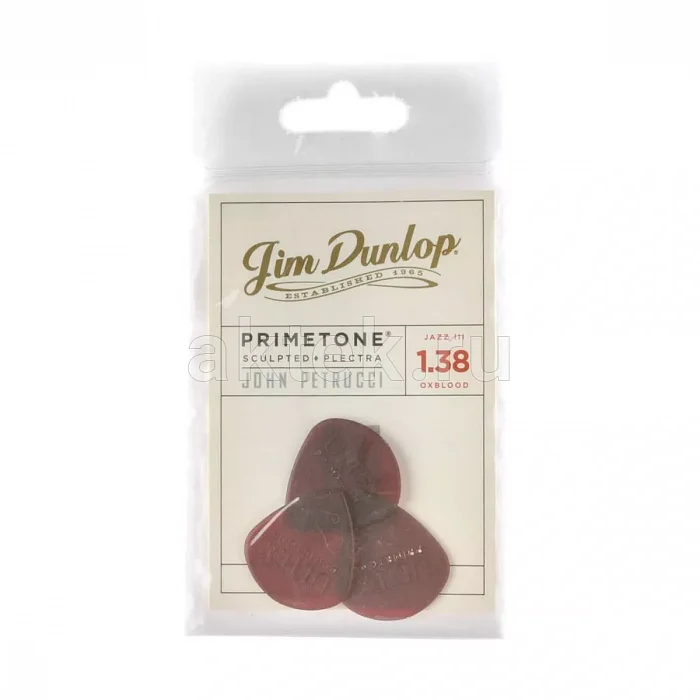 Dunlop 518PJPRD John Petrucci Primetone медиаторы, ultex, 1,38 мм 4