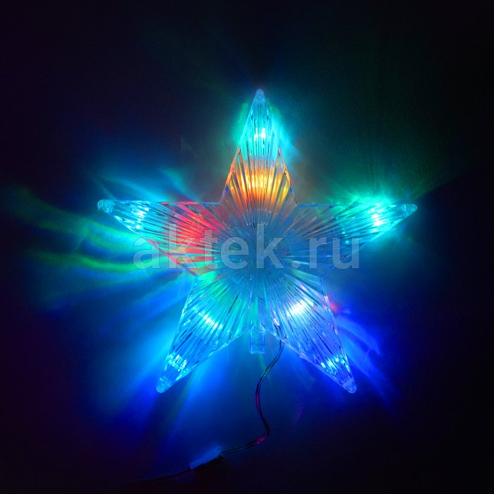 Елочная гирлянда со звездой LED Garland RGBW 10m Bluetooth 3
