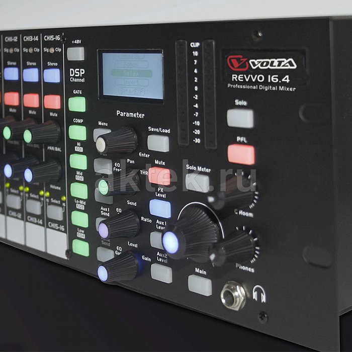 VOLTA REVVO 16.4 цифровой микшерный пульт, 16 входов, Dante 6
