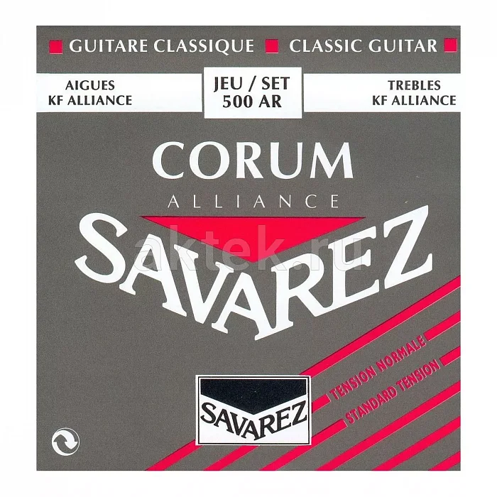 Savarez 500AR Corum Alliance Red standard струны для классической гитары