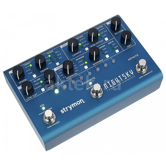 Педаль эффектов реверберации Strymon Night Sky 12
