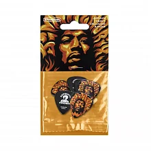 Dunlop JHP14HV Jimi Hendrix Voodoo Fire медиаторы, целлулоид, жесткие