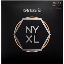 D'Addario NYXL50105 басовые струны, калибр 50-105, никелированная обмотка