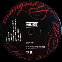 Виниловая пластинка MUSE - BLACK HOLES AND REVELATIONS 180 GRAM BLACK VINYL 12" 3