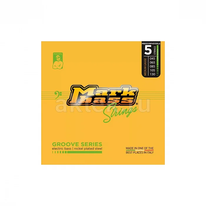 Markbass Groove Series MB5GVNP45130LS комплект струн, 5 струн, калибр 45-130