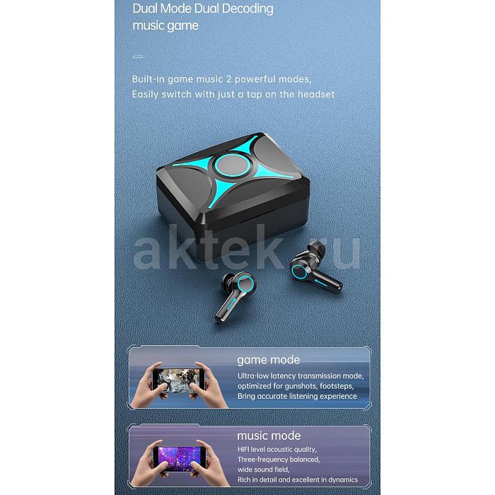 Беспроводные наушники Wireless headset M37 черный 7