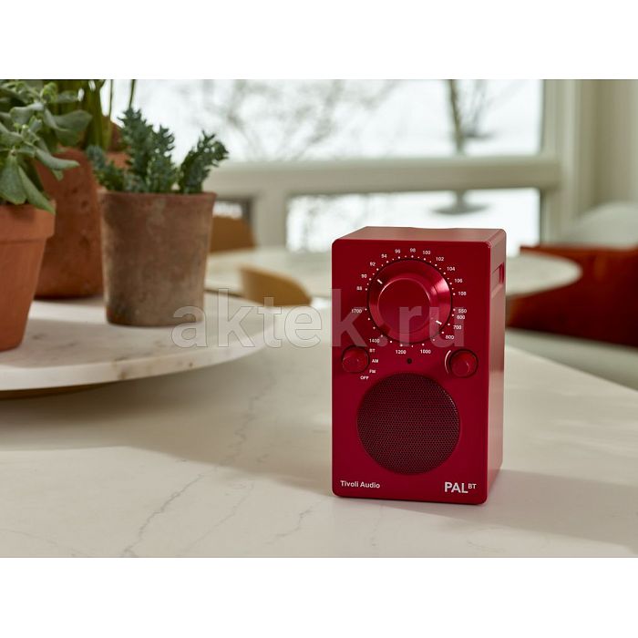 Tivoli PAL BT Red портативный Bluetooth-радиоприёмник с аккумулятором 4