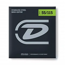 Dunlop DBS55115 Stainless Steel комплект струн, калибр 55-115