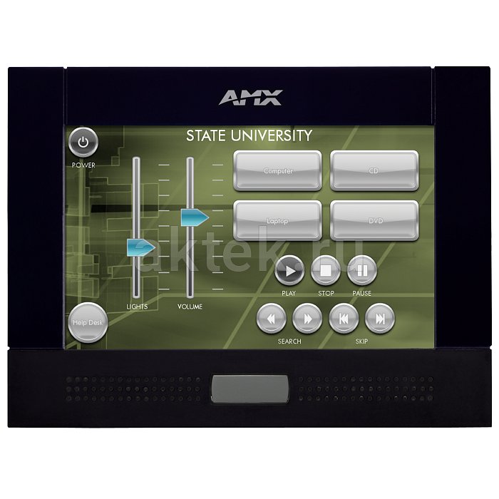 AMX NXD-500iW-MB Black сенсорная IP51-панель 5″ 800×480 PoE
