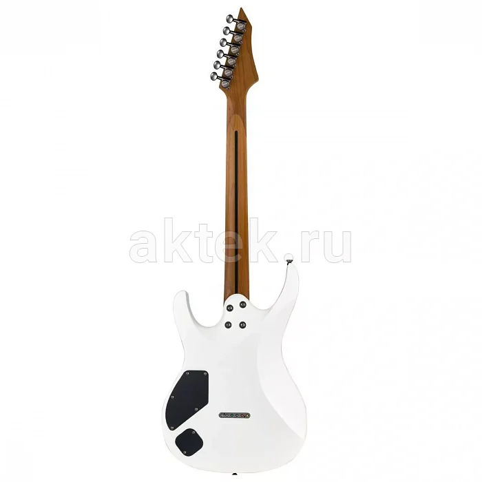 Mooer MMT100 Pearl электрогитара, белый, 24 лада, корпус из ольхи 2
