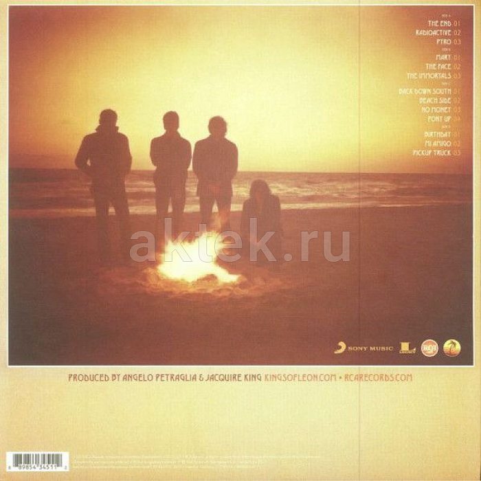 Виниловая пластинка KINGS OF LEON - COME AROUND SUNDOWN 180 GRAM BLACK VINYL 12" 2